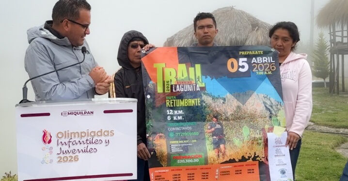 Ixmiquilpan presenta el Trail La Lagunita 2026 “Ruta Retumbante”