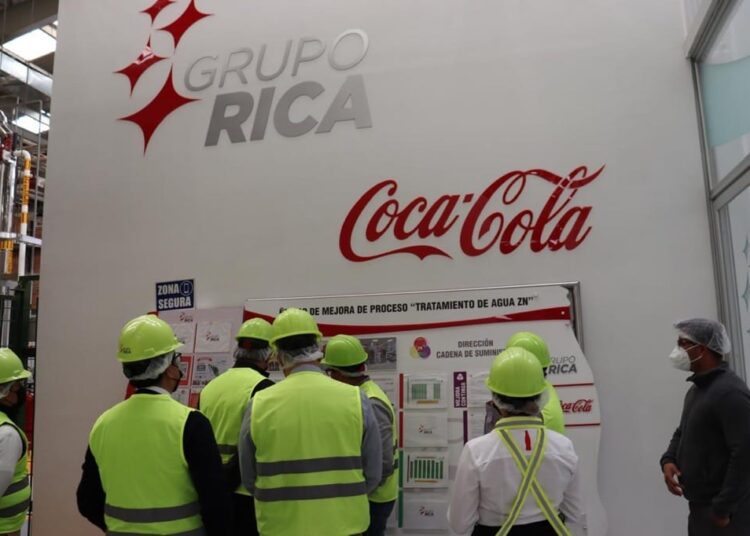 Grupo RICA Coca-Cola en alianza con Ecolab impulsa eficiencia hídrica en la producción de bebidas en México