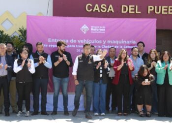 Inversión histórica en parque vehicular y maquinaria en Mineral de la Reforma