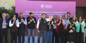 Inversión histórica en parque vehicular y maquinaria en Mineral de la Reforma