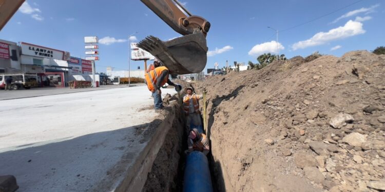 Avanzan acciones de modernización integral sobre el bulevar Santa Catarina
