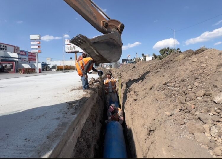 Avanzan acciones de modernización integral sobre el bulevar Santa Catarina