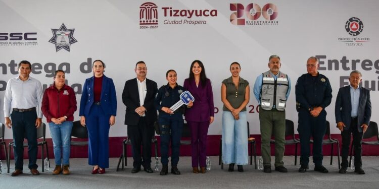 Refuerzan seguridad y atención de emergencias en Tizayuca con inversión de 4.5 millones de pesos
