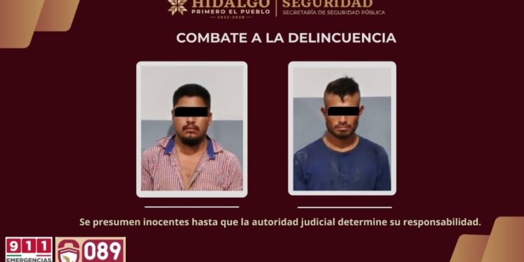 Policía Estatal logra aseguramientos por robo de autopartes en Huejutla de Reyes