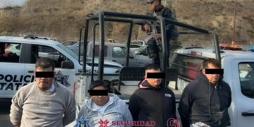 Mediante videovigilancia, SSPH asegura a cuatro implicados en robo de vehículo