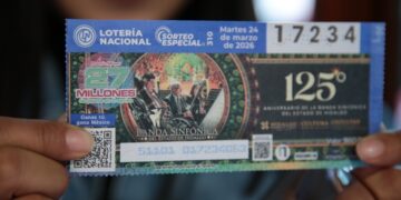 Lotería nacional dedica billete conmemorativo a la banda sinfónica del estado de Hidalgo por su 125 aniversario