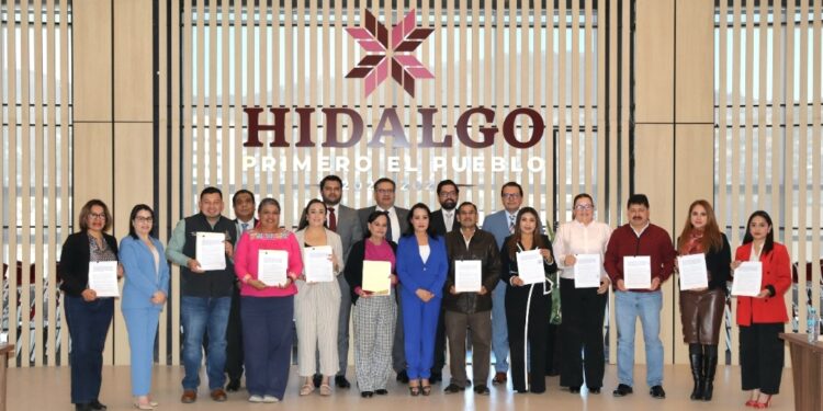 11 municipios de Hidalgo recibirán más recursos al  firmar convenio de colaboración con Hacienda