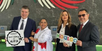Participa Turismo de Hidalgo en el 4º Informe de Actividades del AIFA