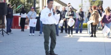 Encabeza Eduardo Medécigo banderazo del operativo “Semana Santa Segura en la Ciudad de la Comunidad”