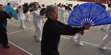 Realizan encuentro de Tai Chi en el Centro Gerontológico Integral Pachuca