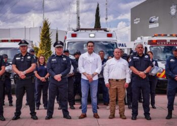 Jorge Reyes fortalece la atención de emergencias en Pachuca con tres ambulancias