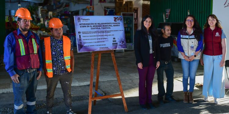 Se transformará Mercado Municipal de Tizayuca con inversión de más de 1.3 millones de pesos en infraestructura