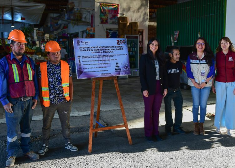 Se transformará Mercado Municipal de Tizayuca con inversión de más de 1.3 millones de pesos en infraestructura
