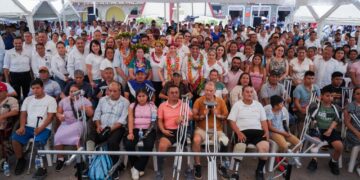 Huejutla hace historia con entrega de prótesis y órtesis