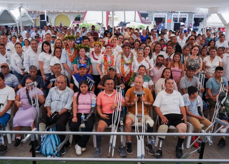 Huejutla hace historia con entrega de prótesis y órtesis