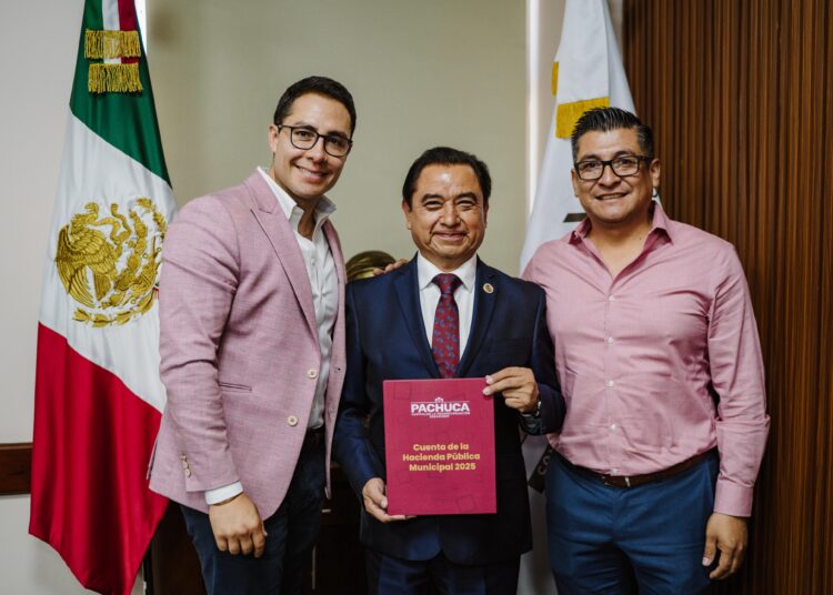Jorge Reyes entrega la Cuenta Pública 2025 de Pachuca ante el Congreso de Hidalgo
