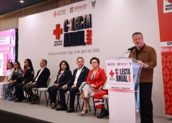 Julio Menchaca arranca Colecta Anual 2026 de la Cruz Roja en Hidalgo