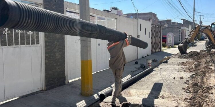 En operación nueva línea de alcantarillado sanitario en Pachuca