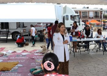 Refuerzan atención médica con 747 acciones, durante Jornada de la Salud en San Agustín Tlaxiaca