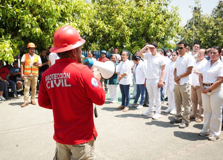 Huejutla fortalece la cultura de la prevención con el Primer Simulacro Nacional 2026
