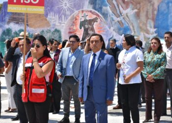 Congreso del Estado realiza simulacro de sismo para fortalecer la cultura de protección civil