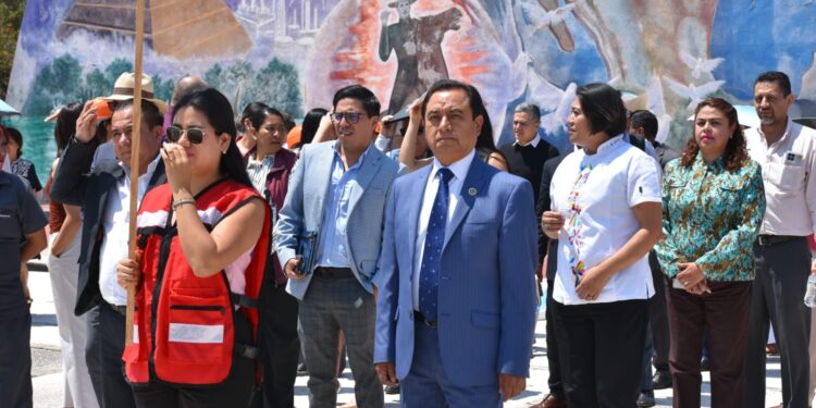 Congreso del Estado realiza simulacro de sismo para fortalecer la cultura de protección civil