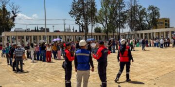 Exitosa evacuación de más de mil personas en el Primer Simulacro Nacional 2026 realizado en Tizayuca