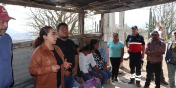 Realiza presidenta Imelda Cuéllar Cano recorrido por zonas altas de Actopan afectadas por granizada