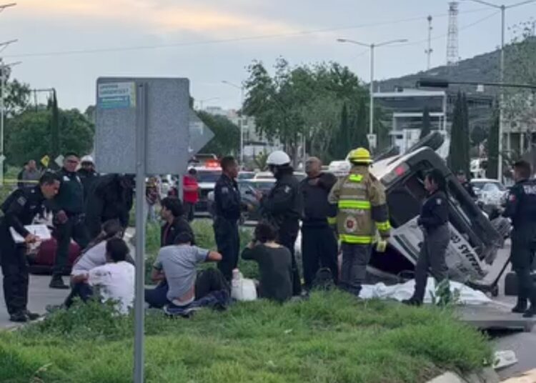 Trágico accidente en bulevar Minero deja una persona sin vida y 17 lesionados en Pachuca