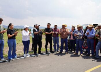 Cumpliendo con hechos: Araus entrega importantes obras en Lomas de Ojuila