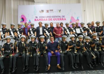 Realiza IHE concurso estatal de bandas de guerra