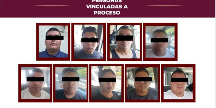 Vinculados a proceso nueve elementos de Seguridad Pública de Progreso de Obregón por homicidio doloso calificado y lesiones