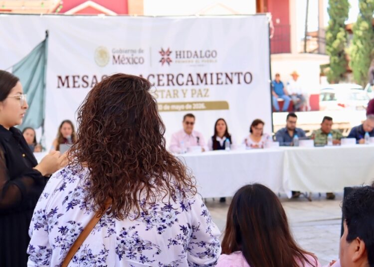 Con diálogo abierto, gobierno de Hidalgo impulsa comunidades más seguras y solidarias desde Singuilucan
