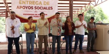 Despacho del Gobernador y Sebiso llevan apoyos sociales a 2 mil familias de San Bartolo