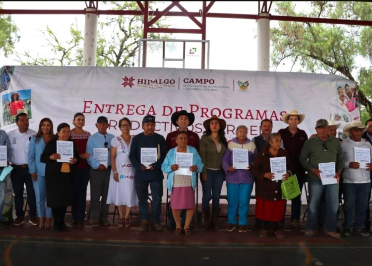 Saderh entrega más de 9 mdp en apoyos para las y los productores de la región del Valle del Mezquital