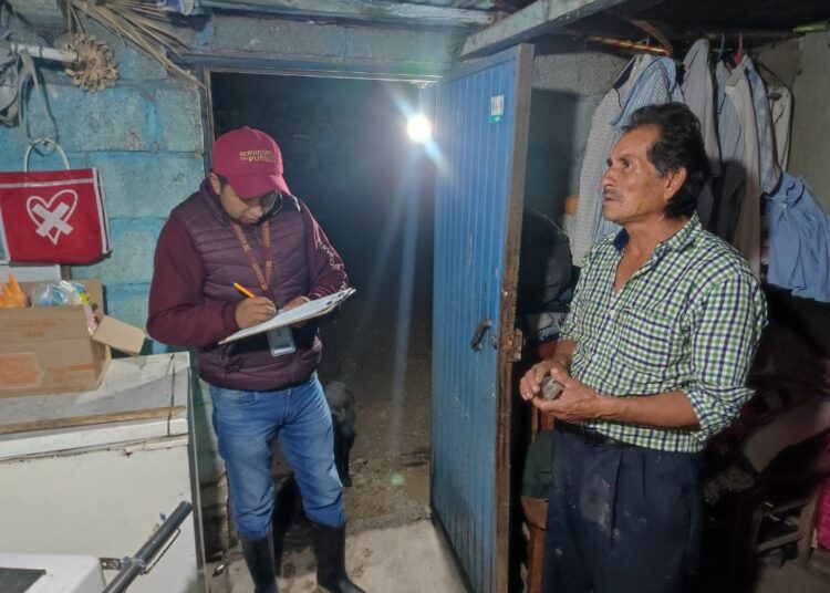 Sebiso realiza visitas domiciliarias para selección de beneficiarios