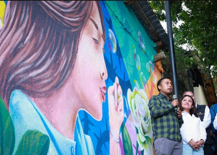 Julio Menchaca inaugura mural “Soplo de Libertad” y fortalece el impulso al arte y la cultura en Mineral del Chico