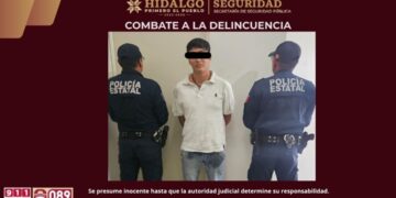 SSPH y C5i recuperan auto robado y aseguran a un hombre en Tizayuca