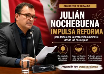 Julián Nochebuena propone fortalecer a los municipios para prevenir la tala ilegal en Hidalgo