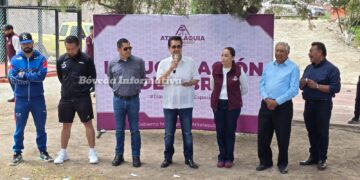 Inauguran nueva cancha de frontenis en Atitalaquia