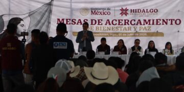 Secretaría de Gobierno abre diálogo en Acaxochitlán con las Mesas de Acercamiento de Bienestar y Paz