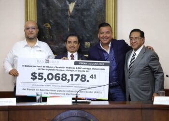 San Agustín Tlaxiaca recibe más de 5 millones de pesos del FAIS para fortalecer infraestructura