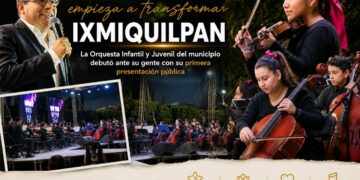 Del compromiso a la música: Emanuel Hernández acompaña el debut de la Orquesta Infantil y Juvenil de Ixmiquilpan