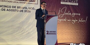 Arturo Gómez Canales presenta en Tulancingo su segundo informe de actividades legislativas