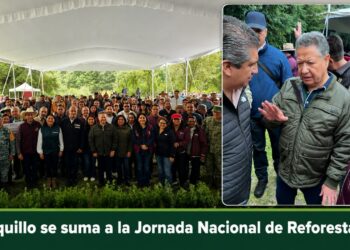 Tasquillo participa en Jornada Nacional de Reforestación encabezada en Hidalgo