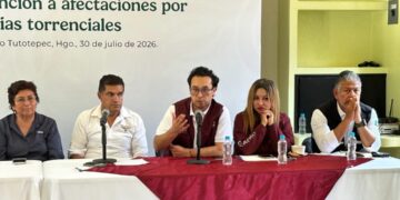 Inician asambleas informativas para la relocalización de familias afectadas por las lluvias torrenciales en Hidalgo
