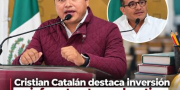 Cristian Catalán destaca inversión en infraestructura educativa durante mañanera de Ixmiquilpan