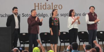“En Hidalgo tiene un ejército de mujeres y hombres con gran disposición”, afirma Menchaca a Sheinbaum